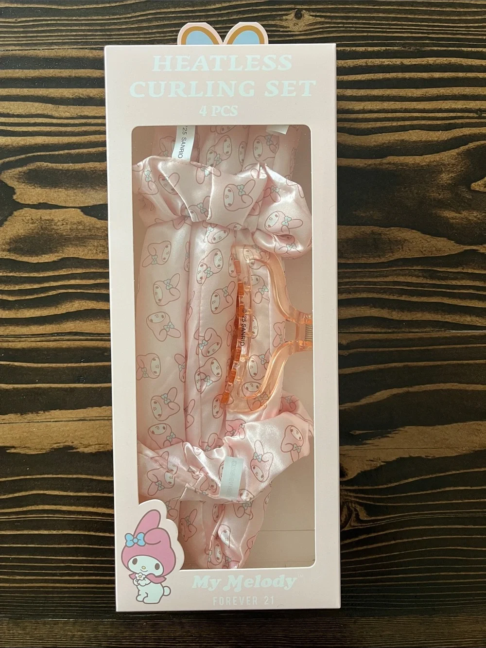 Forever 21 My Melody Heatless Curling Set - Pink